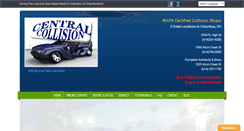 Desktop Screenshot of central-collision.com