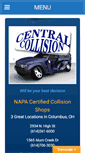 Mobile Screenshot of central-collision.com